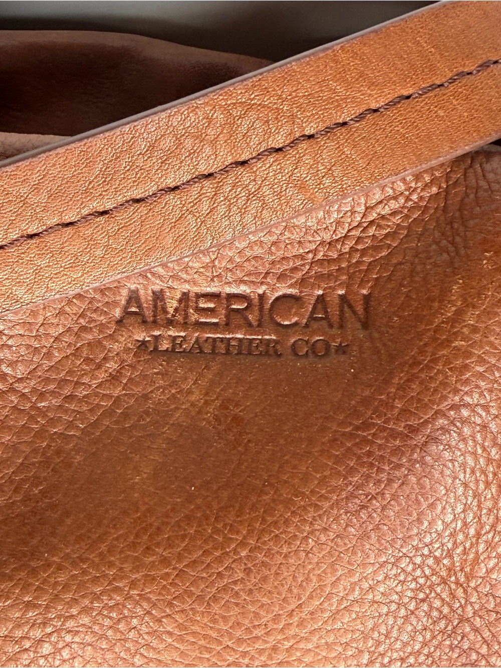 American Leather Co. Leather Tote Bag in Brown - Picture 5 of 15